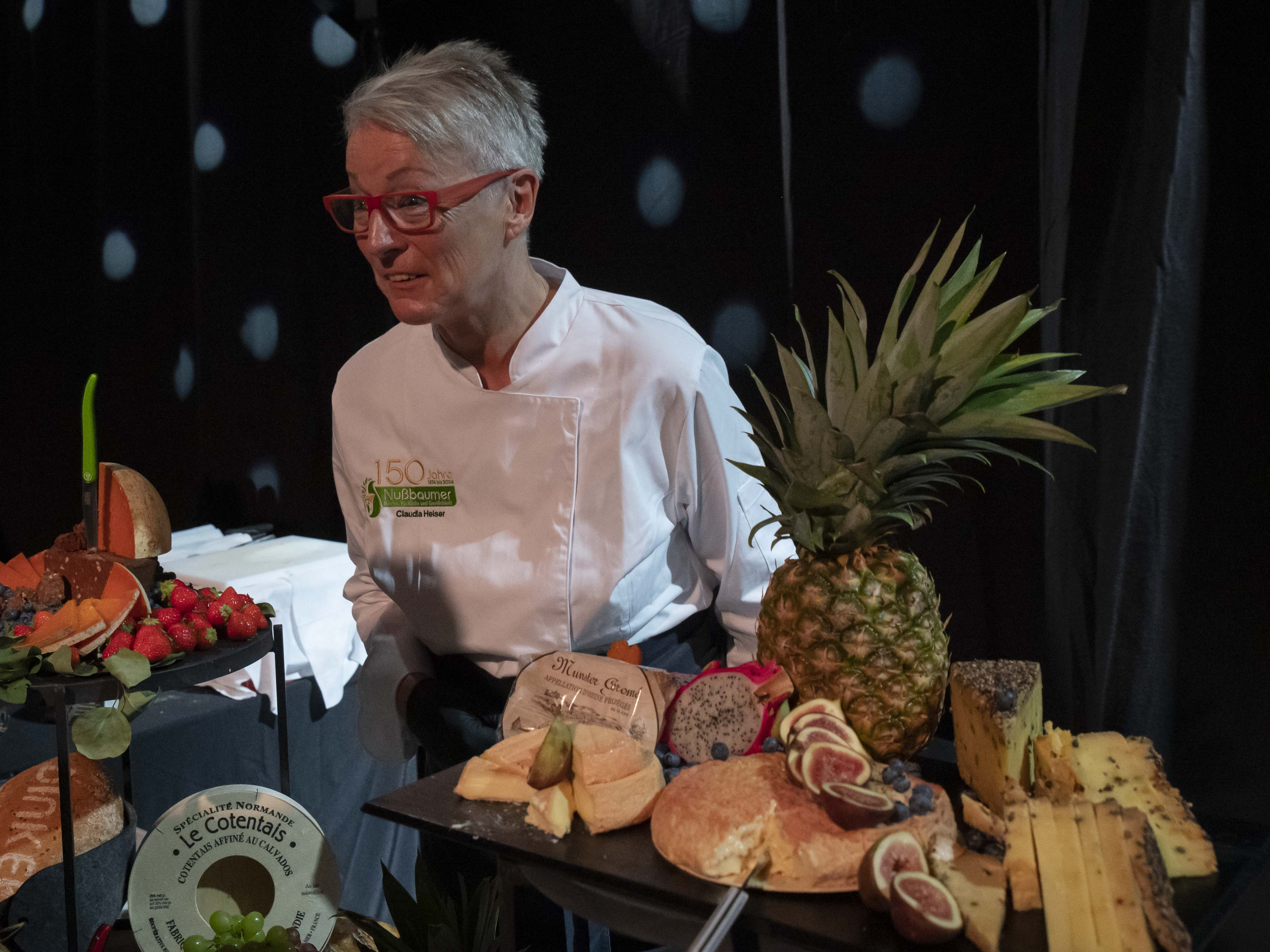 Käsebuffet von Claudia Heiser bei der Nußbaumer Jubiläumsfeier